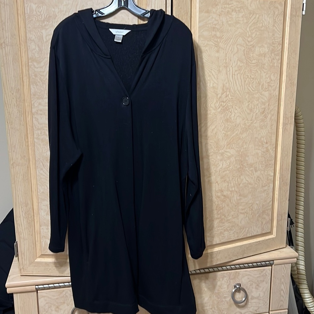 Black Tunic jacket C J Banks Size 2X